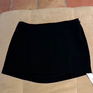 Reformation Black mini Skirt NWT